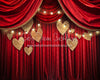 Red Valentine Circus Curtains (JA)