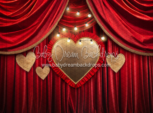 Red Valentine Circus Heart (JA)