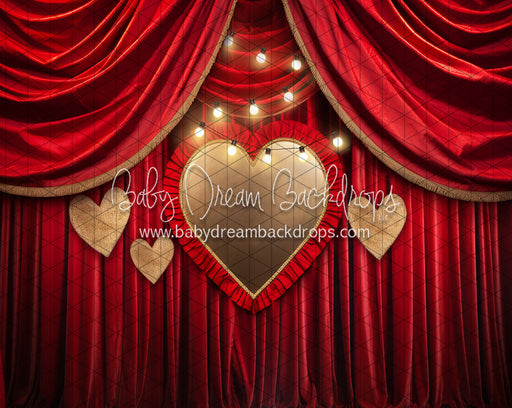 Red Valentine Circus Heart (JA)