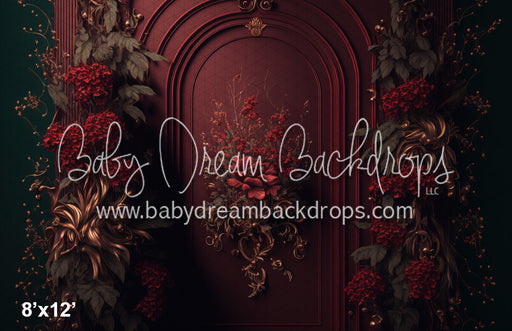 Red Painted Arches Wall (MD)