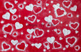 Red and White Graffiti Hearts (JG)