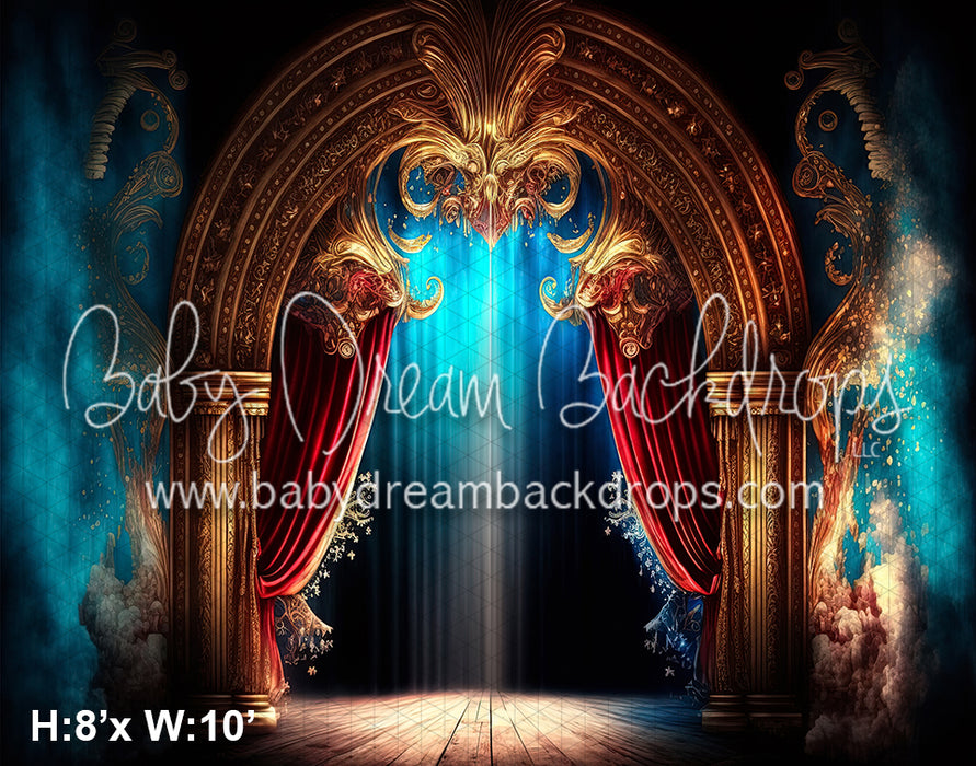 Red and Blue Ornate Theater (SM) 