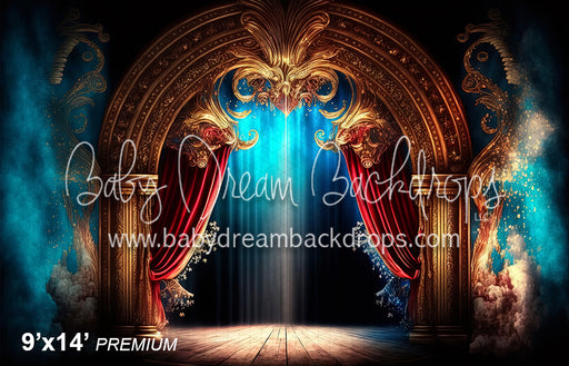 Red and Blue Ornate Theater (SM) 