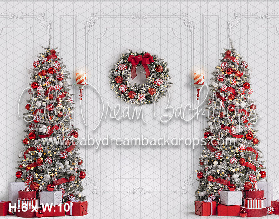 Red, White, and Christmas Wall (VR)