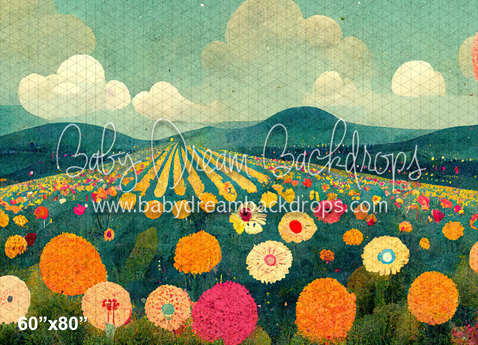 Retro Flower Field (MD)