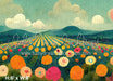 Retro Flower Field (MD)