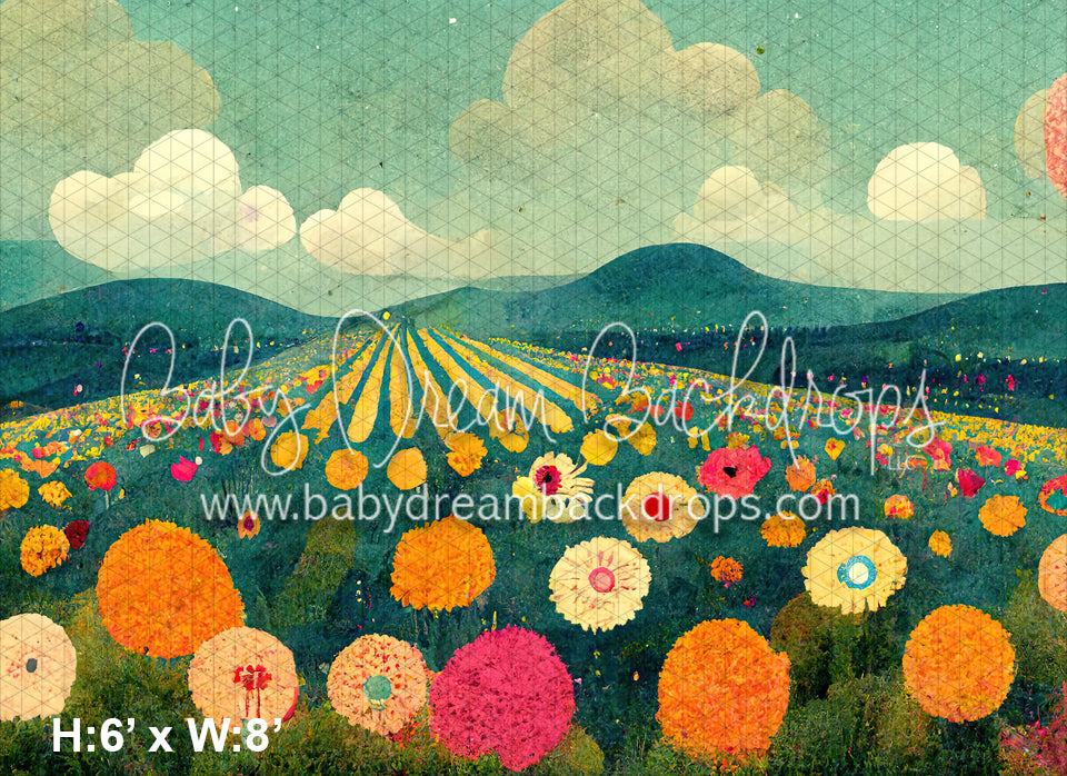 Retro Flower Field (MD)