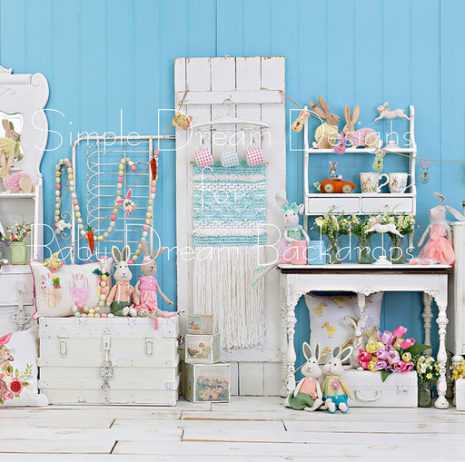 Robin's Egg Easter 8x8 SD  (fleece)