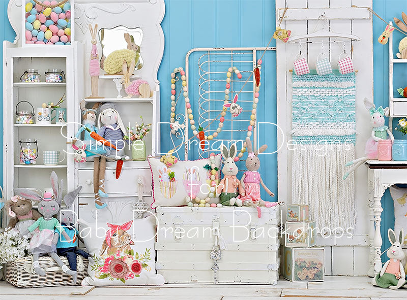 Robin's Egg Easter left 6x8 SD  (fleece)