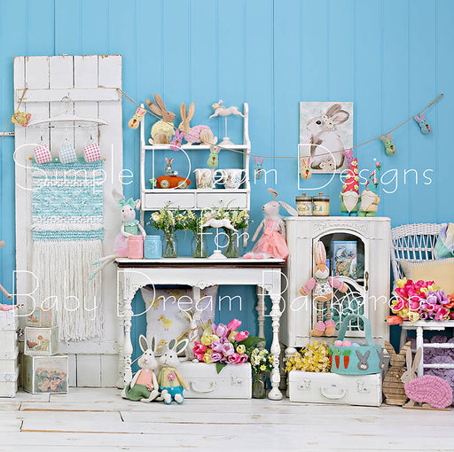 Robin's Egg Easter right 8x8 SD  (fleece)