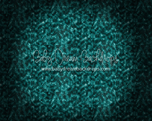Rockstar Spotlight Sparkle Fabric Floor Teal ( JA)