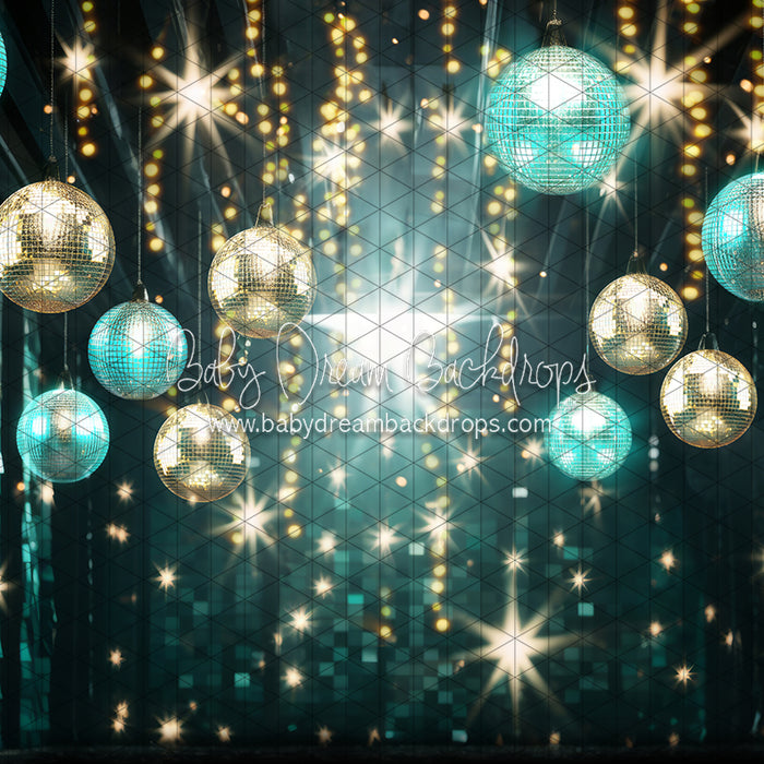 Rockstar Stage Teal (black fabric floor) JA