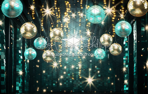 Rockstar Stage Teal (black fabric floor) JA