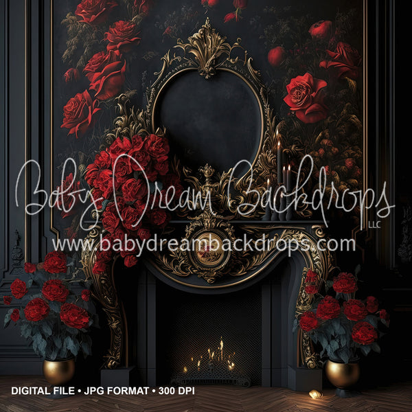 Romance Amour Fireplace Digital Download