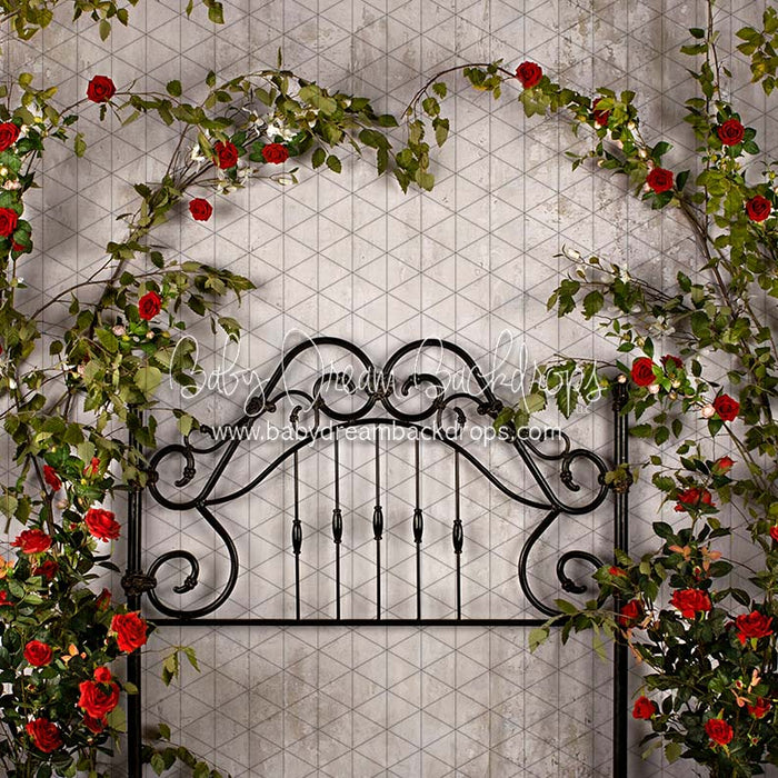 X Drop romance dream queen headboard