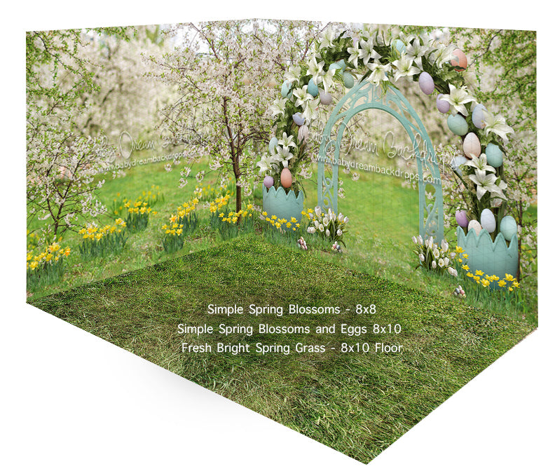 Room Simple Spring Blossoms + Blossoms and Eggs + Fresh Bright Spring ...