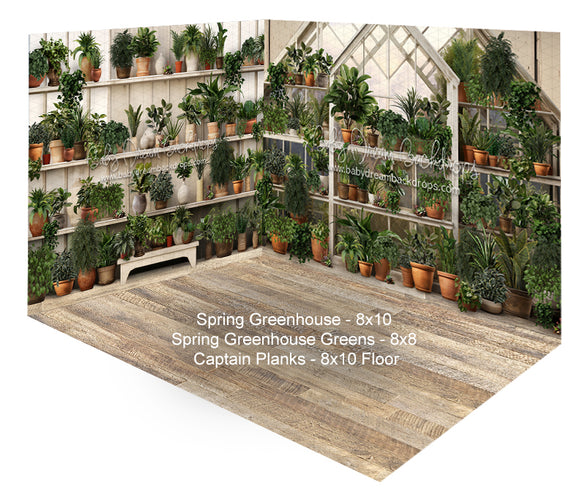 Room Spring Greenhouse + Spring Greenhouse Greens  + Captain Planks