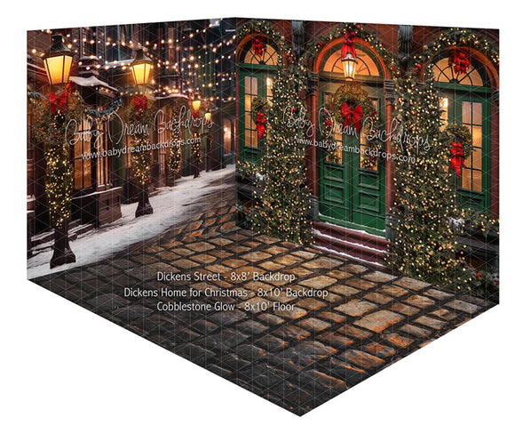 Room Dickens Street + Dickens Home for Christmas + Cobblestone Glow 