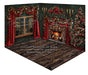 Room Fa La La Lavish Window Country + Fa La La Lavish Fireplace Tree + Blackstone Planks