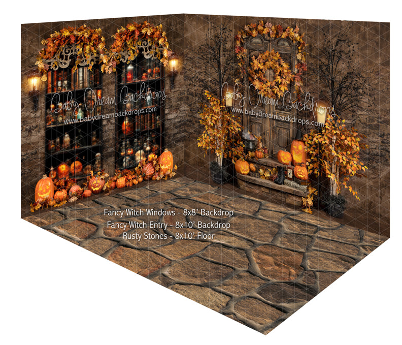 Fancy Witch Entry and Fancy Witch Windows Room