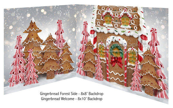 Gingerbread Forest Side and Gingerbread Welcome