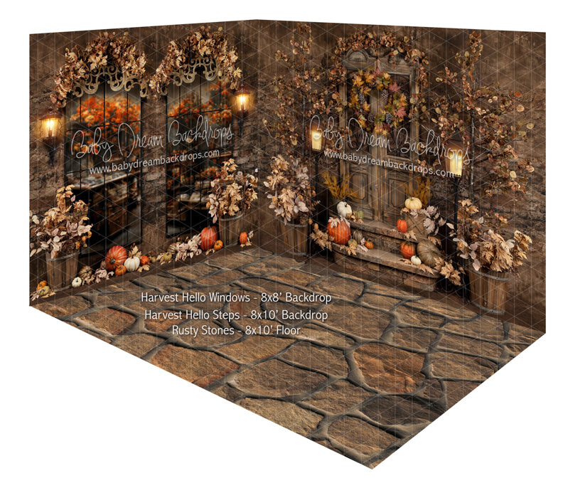 Harvest Hello Steps and Harvest Hello Windows Room