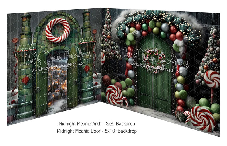Bundle Midnight Meanie Arch + Midnight Meanie Door