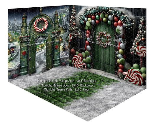 Room Midnight Meanie Village Arch + Midnight Meanie Door + Midnight Meanie Path