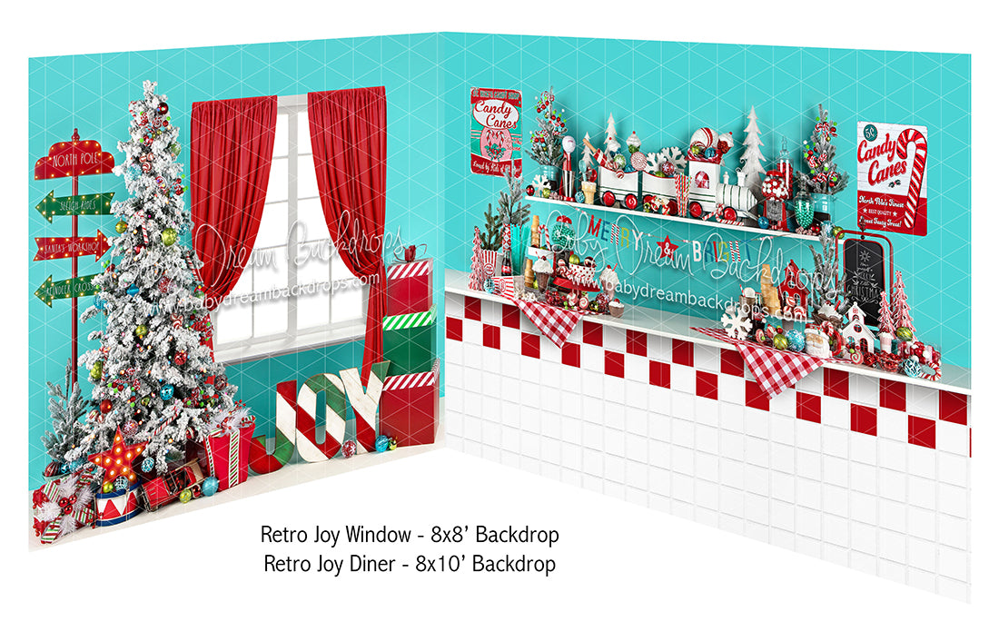Retro Joy Window and Diner Bundle