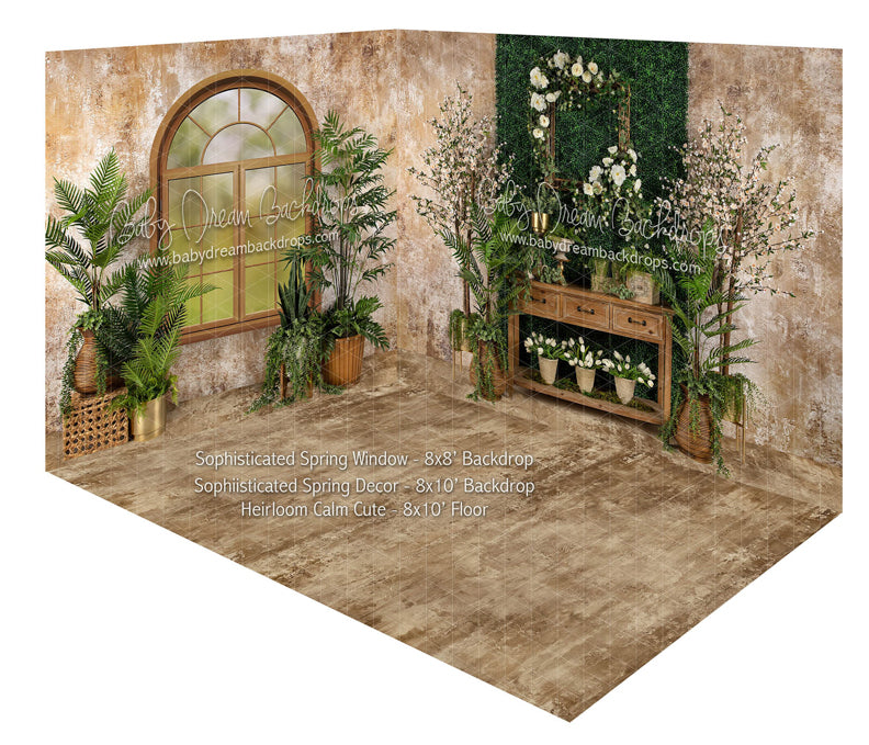 Sophisticated Spring Window and Decor Room