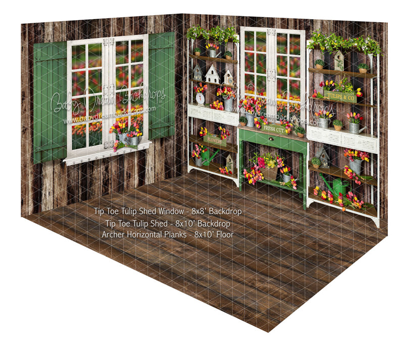 Tip Toe Tulip Shed and Window Room