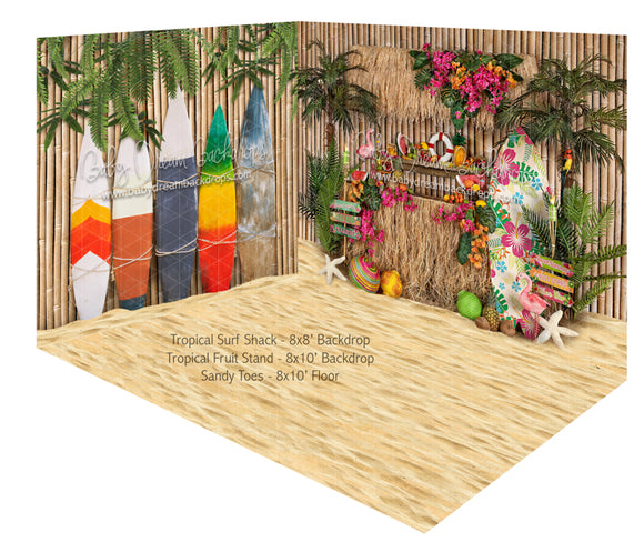 Tropical Surf Shack and Fruit Stand Room