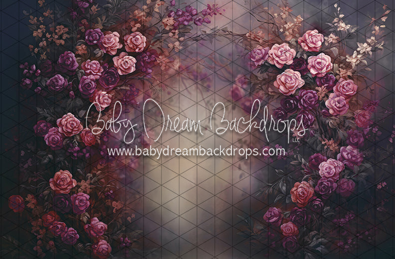 Rose Away Path Plum (LL)