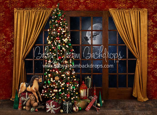 Royal Holiday Tree Left Santa