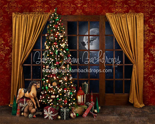 Royal Holiday Tree Left Santa