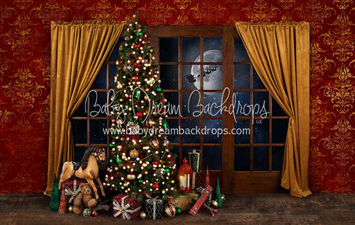 Royal Holiday Tree Left Santa