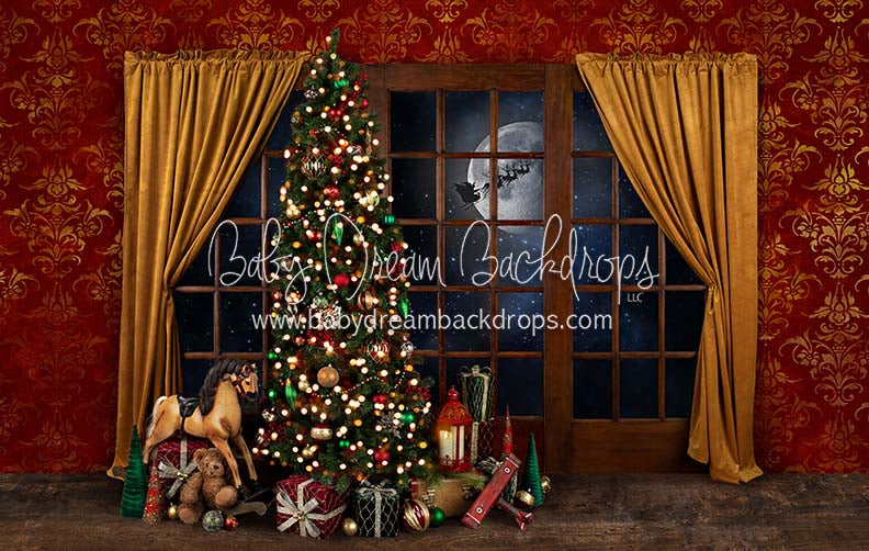 Royal Holiday Tree Left Santa