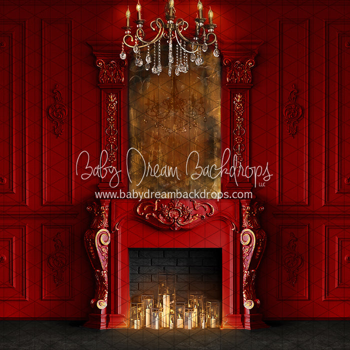 Royal Red Fireplace (CC)