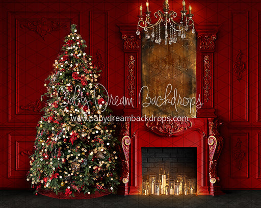 Royal Red Holiday (Tree Left) (CC)