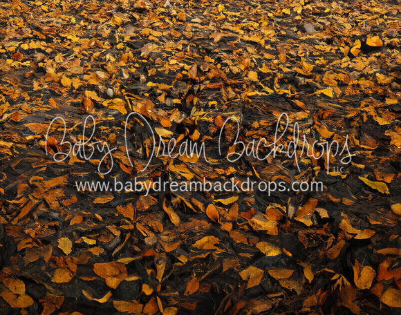 Rustic Autumn Barn Fabric Floor (MD)