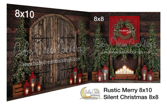 Rustic Merry and Silent Christmas