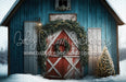 Rustic Blue Christmas Barn (MD)