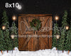 Rustic Christmas with Lights Moon