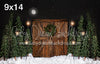 Rustic Christmas with Lights Moon