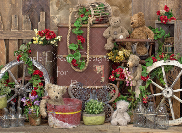 Rustic Geraniums