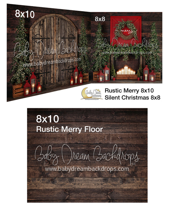 Rustic Merry and Silent Christmas Room