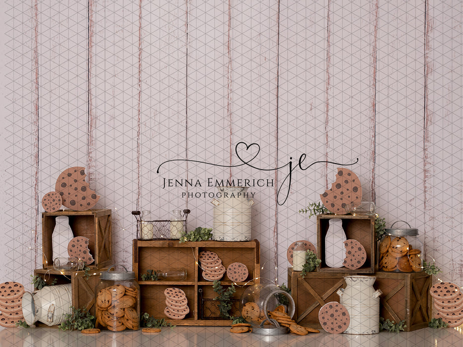 Rustic Milk and Cookies