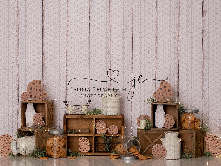 Rustic Milk and Cookies