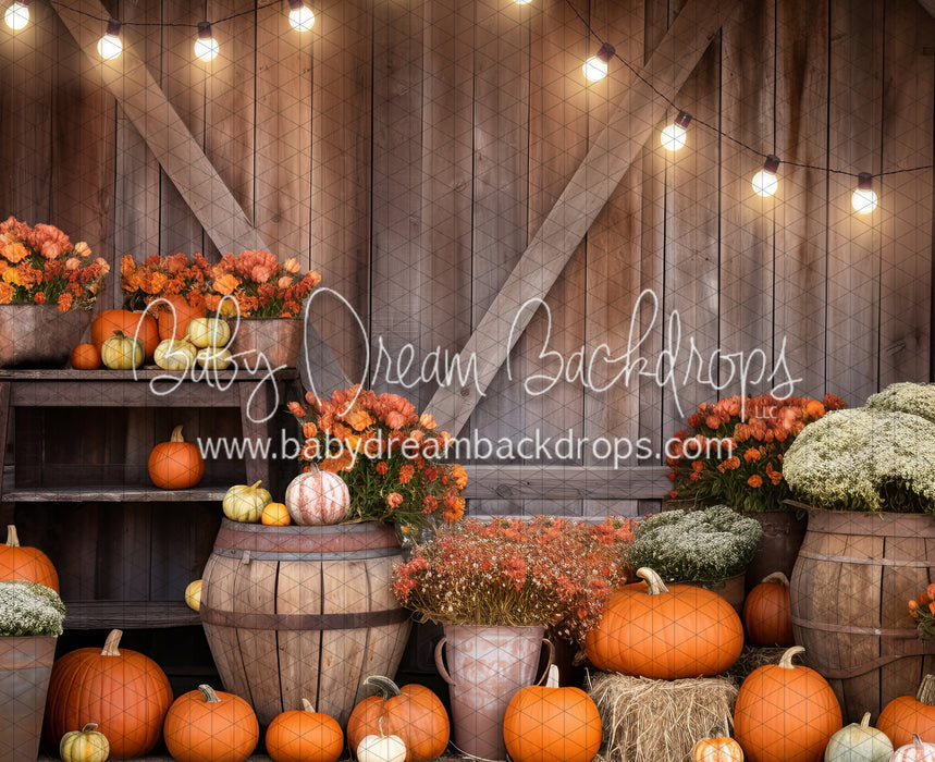 Rustic Pumpkin Barn (JA)