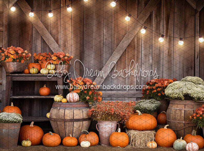 Rustic Pumpkin Barn (JA)